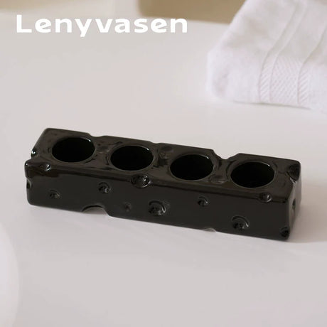 LENYVASEN Remy Cheese Ceramic Toothbrush Rack from LENYVASEN