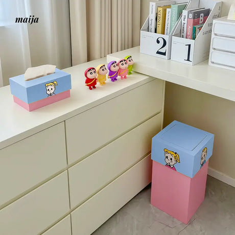 MUSN Cream Wind Trash Bin from MUSN