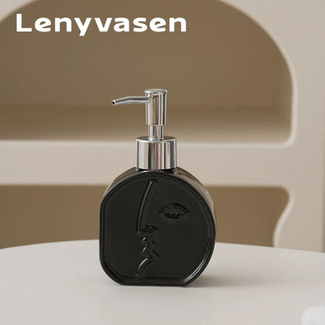 LENYVASEN Iris Ceramic Shower Gel Bottle from LENYVASEN