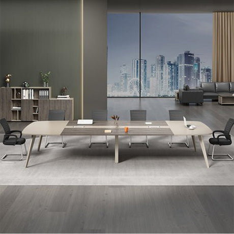 MUTINI Oliver Simple Modern Curved Conference Table Set from MUTINI