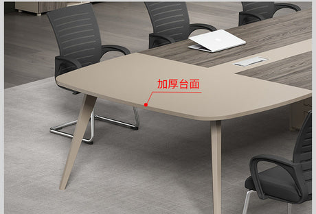 MUTINI Oliver Simple Modern Curved Conference Table Set from MUTINI