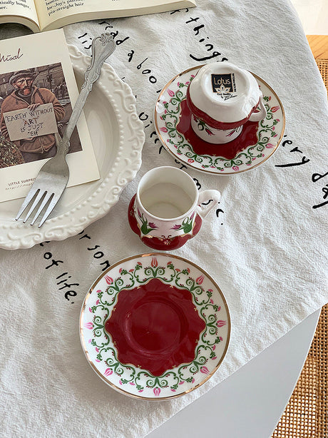 YASUKI Jonathan Vintage Chic Ceramic Tea Cup from YASUKI