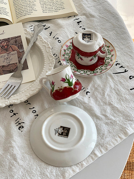 YASUKI Jonathan Vintage Chic Ceramic Tea Cup from YASUKI