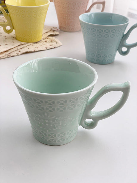 YASUKI Oliver Charming Ins Design Ceramic Coffee Cup from YASUKI
