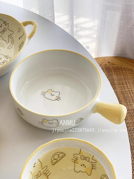 YASUKI Olwen Charming Cute Ceramics Plate from YASUKI