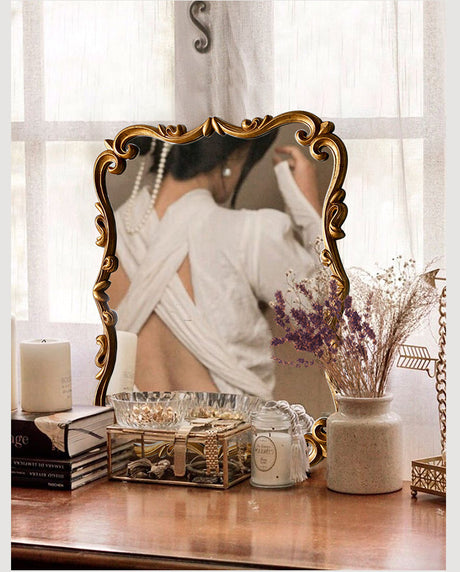LANXESS Verity Elegant Vintage Wall-Mounted Dressing Mirror from LANXESS