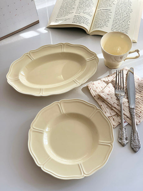 YASUKI Benjamin Elegant Ceramic Salad Plate from YASUKI