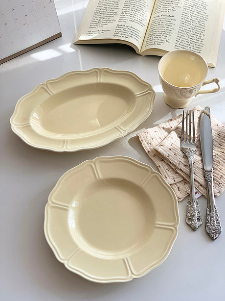 YASUKI Benjamin Elegant Ceramic Salad Plate from YASUKI