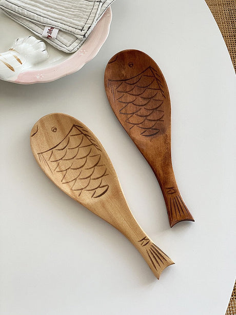 YASUKI Haruto Elegant Wooden Rice Spoon Kitchen Utensil from YASUKI