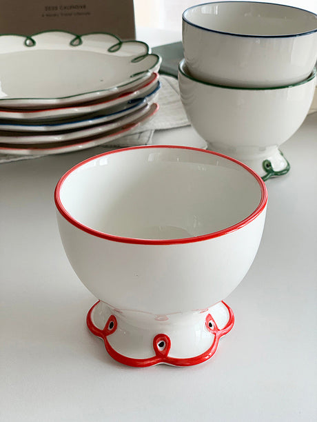 YASUKI Jasper Artistic Hand-Painted Ceramics Gallfet Cup from YASUKI