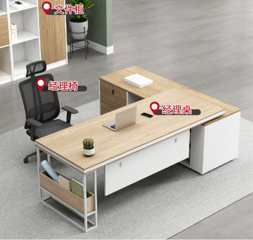 MUTINI Oliver Sleek Modern Desk & Chair Combo from MUTINI
