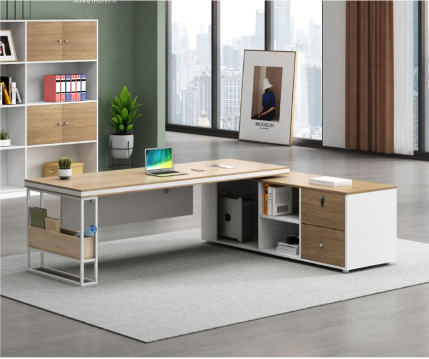 MUTINI Oliver Sleek Modern Desk & Chair Combo from MUTINI