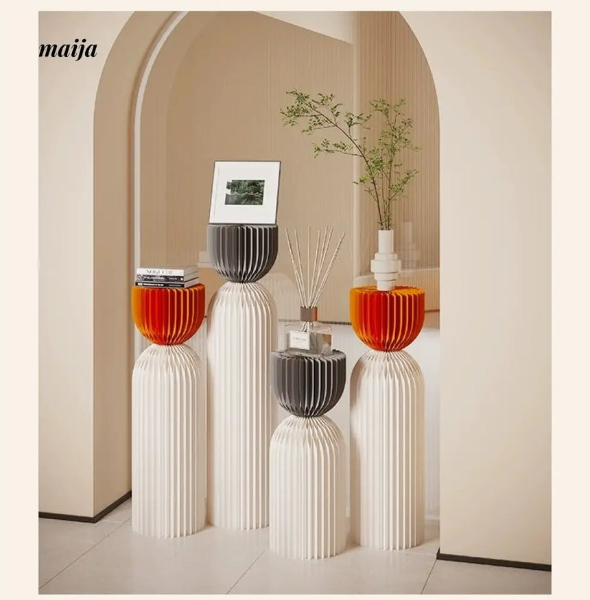 SHIBA Paper Foldable Two Toned Display Stand from Shiba Paper