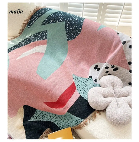 MAN YUE HOME INS Art Blanket for Sofa or Living Room Use from MAN YUE HOME