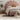 JANE FINA Cream Velvet Fabric Bed from JANE FINA