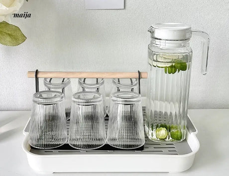 BANKE Glossy Glass Holder Storage Drying Rack from BANKE