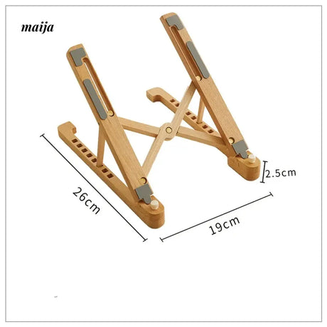 KIMACHI Wooden Foldable Adjustable Laptop Stand from KIMACHI