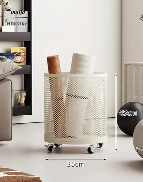 Bucket Yoga Mat Storage Trolley from Kaiyashi