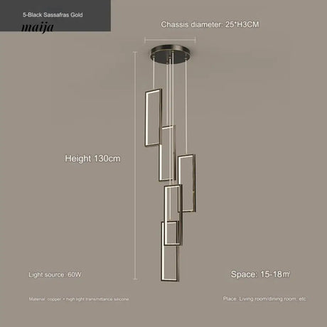 Cannes Staircase Chandelier from maija