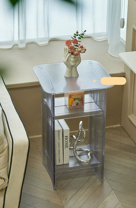 LAZYSPACE Chloe Acrylic Storage Desk from LAZYSPACE