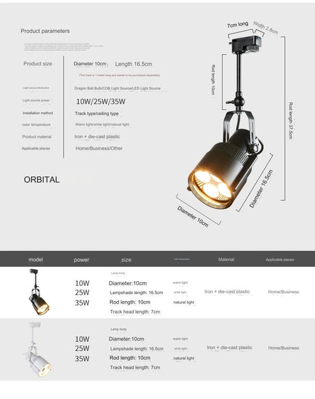 MODENG Retro Spotlight Bar Ceiling Light from MODENG