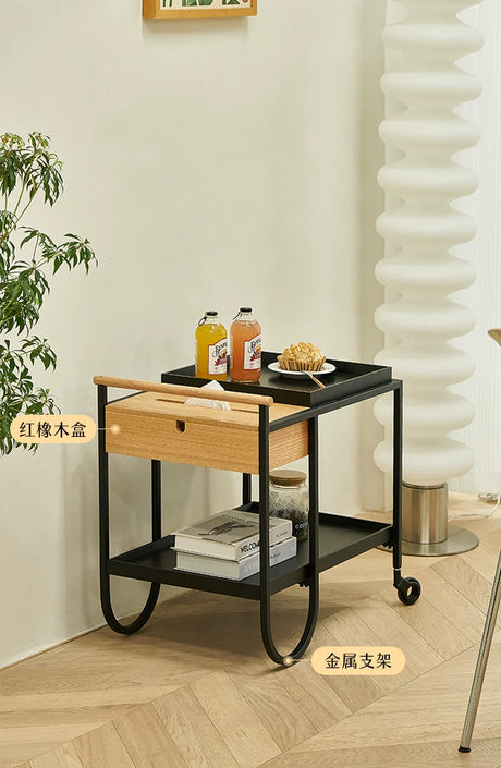LAZYSPACE Mason Coffee Table Cart from LAZYSPACE