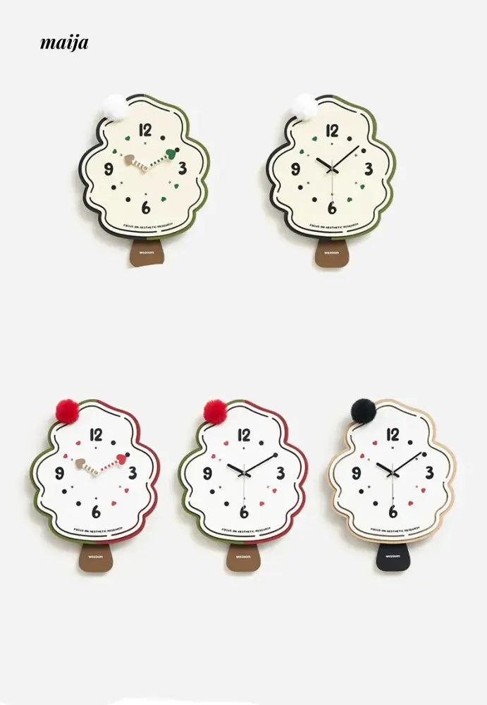 MANDELA Soft Serve Ice Cream Wall Clock from maija