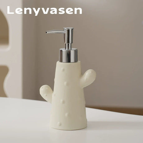 LENYVASEN Iris Ceramic Shower Gel Bottle from LENYVASEN