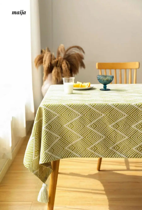 Chevron Vintage Tablecloth from maija