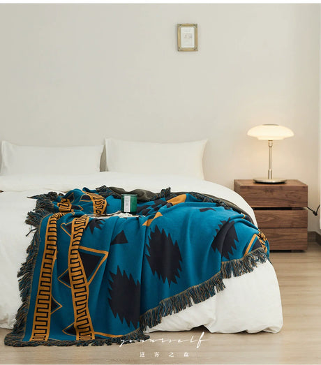 MISTYWOOD Ethnic Cotton Knitted Duvet from MISTYWOOD