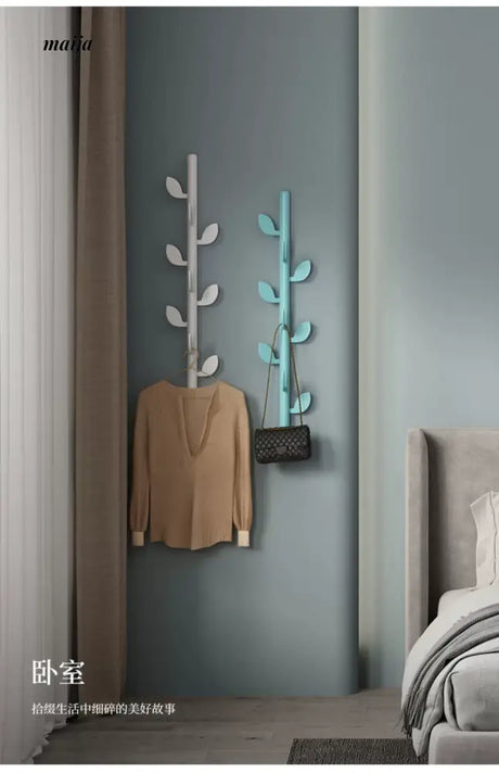 JINRAN Creative Iron Leaf Wall-Mounted Hanger from JINRAN