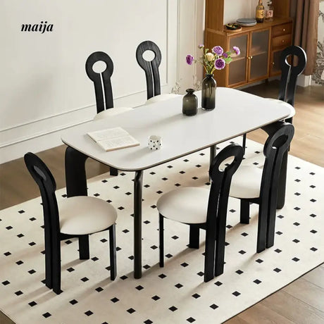 DOSMARS Louis Retro Rock Panel Dining Table from DOSMARS