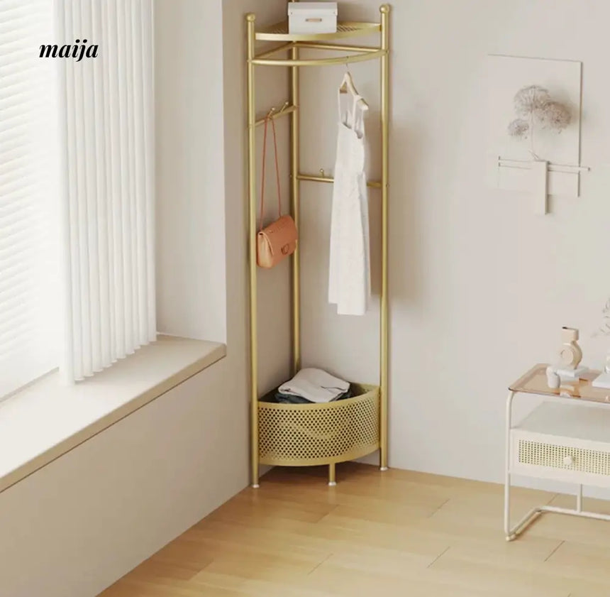 Miriam Coat Hanger with Basket from Kaiyashi