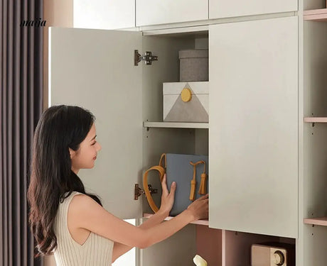Miriam Children Wardrobe with Bookshelf from maija
