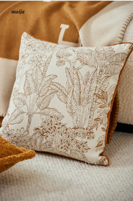 MISTYWOOD French Light Luxury Orange Pillow from MISTYWOOD