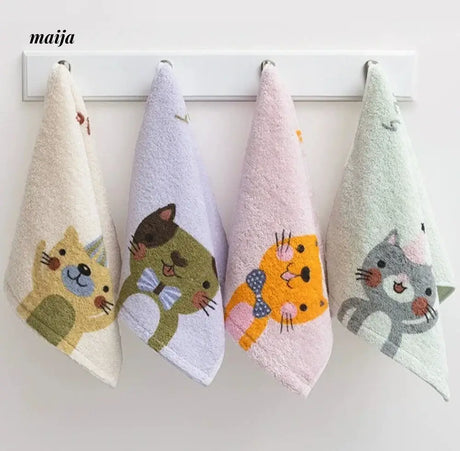 NUANYOU Children's Cartoon Soft Cotton Face Towel from maija