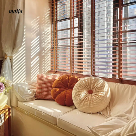 MISTYWOOD Retro Orange Pillow for Bed from MISTYWOOD