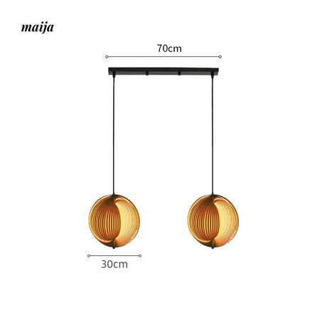 Hana Staircase Chandelier from Hongpengtang