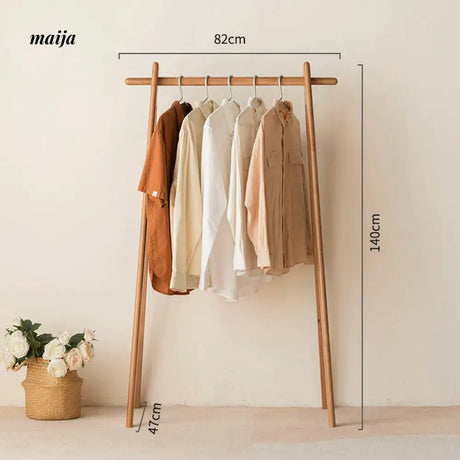 Anderson Cherry Wood Clothing Rack from maija