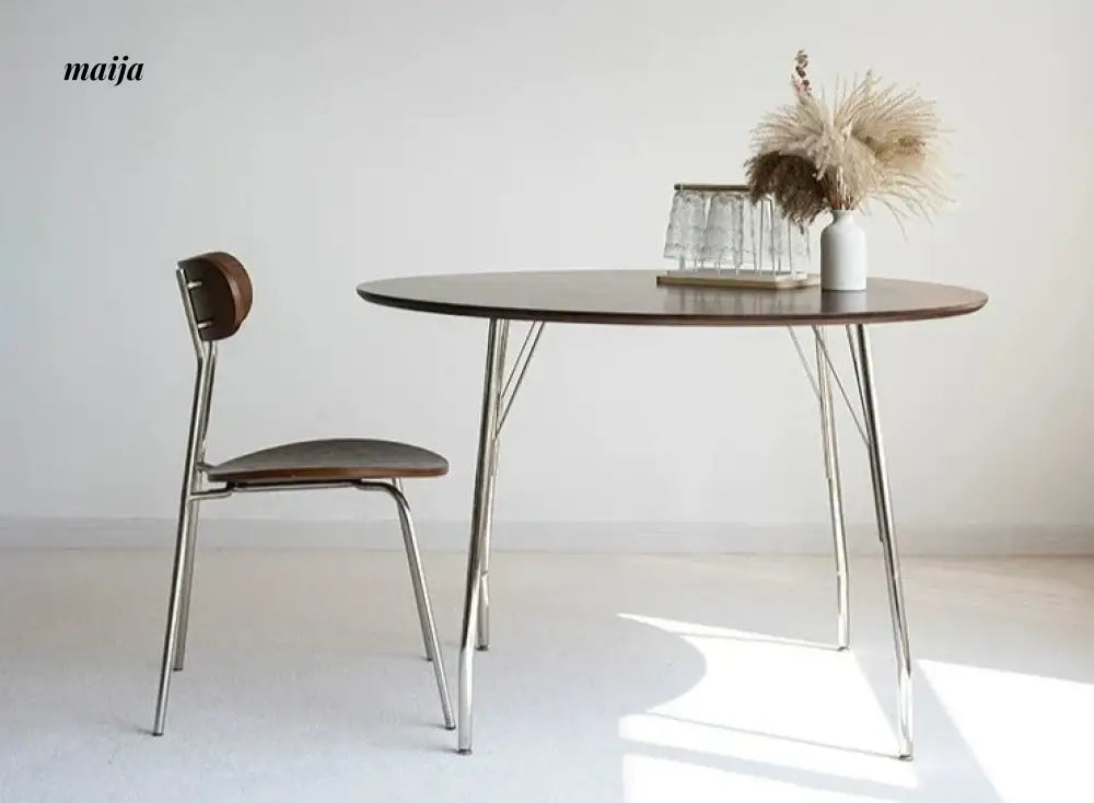 MOODSTORM Lilli Simple Iron Dining Table and Chair Set from MOODSTORM