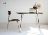 MOODSTORM Lilli Simple Iron Dining Table and Chair Set from MOODSTORM