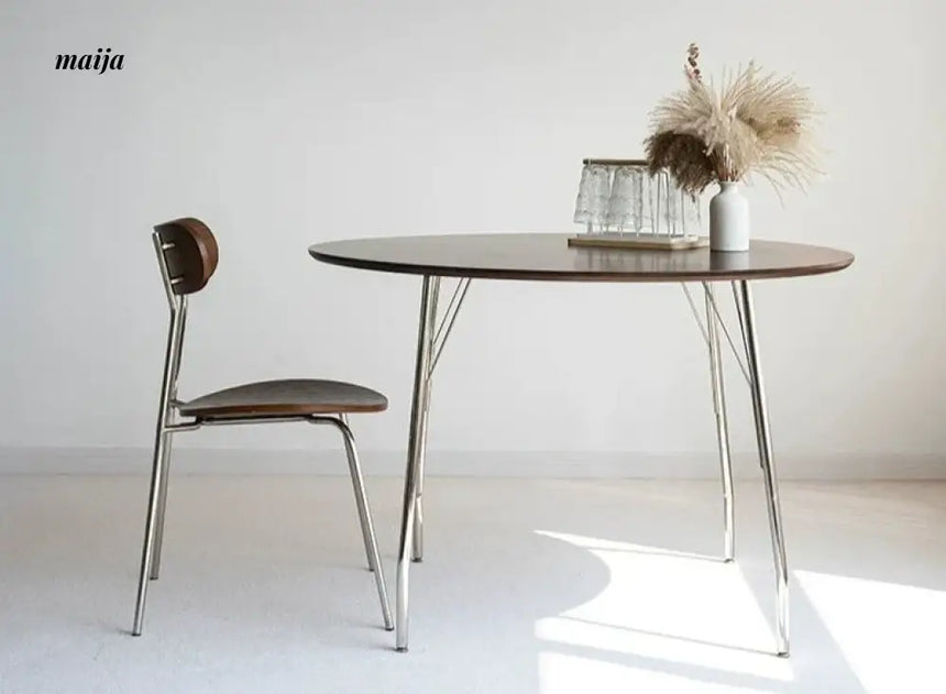 MOODSTORM Lilli Simple Iron Dining Table and Chair Set from MOODSTORM