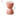 Pastel Hourglass Plastic Stool from Yishengtao
