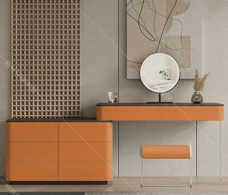 GEPH Stella Cream Acrylic Storage Dressing Table from GEPH