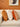 MISTYWOOD Modern Minimalist Leather Orange Pillow from MISTYWOOD