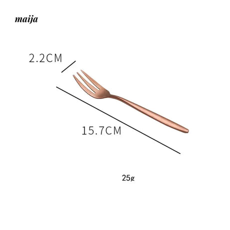 Bronze Steak Knife and Fork Set from maija
