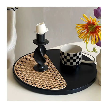 CLICK Twisting Ceramic Candle Tray Vintage Decor from CLICK