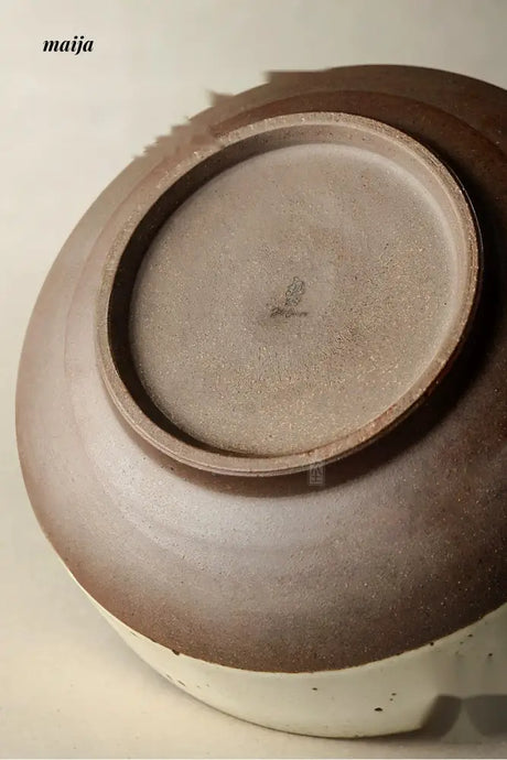 JOTO Rough Pottery Colorful Soup Bowl Japanese Style Tableware from JOTO
