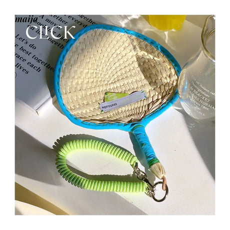 CLICK Handwoven Panaki Fan Cute Portable Accessory from CLICK