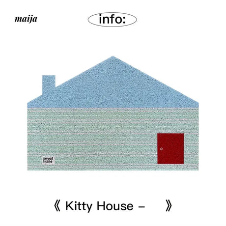 MUYE Kitty House Doormat from MUYE